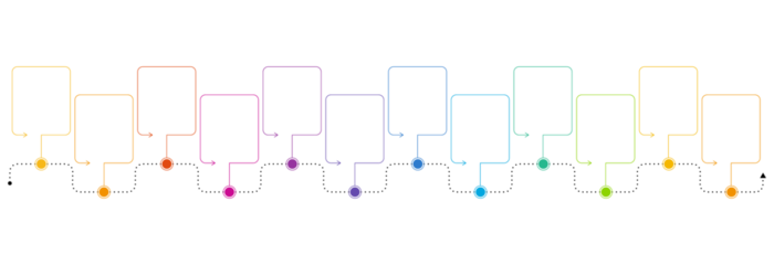 Infographic for presentation 12 months in 4 quarter can used for workflow layout, process diagram, flow chart.