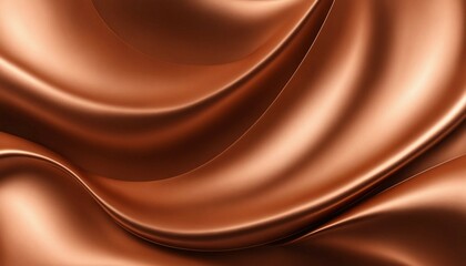 Embossed copper texture with smooth, abstract curves