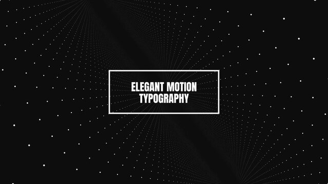 Elegant Motion Typography Text Animation with Minimalistic Design for Corporate Presentations
