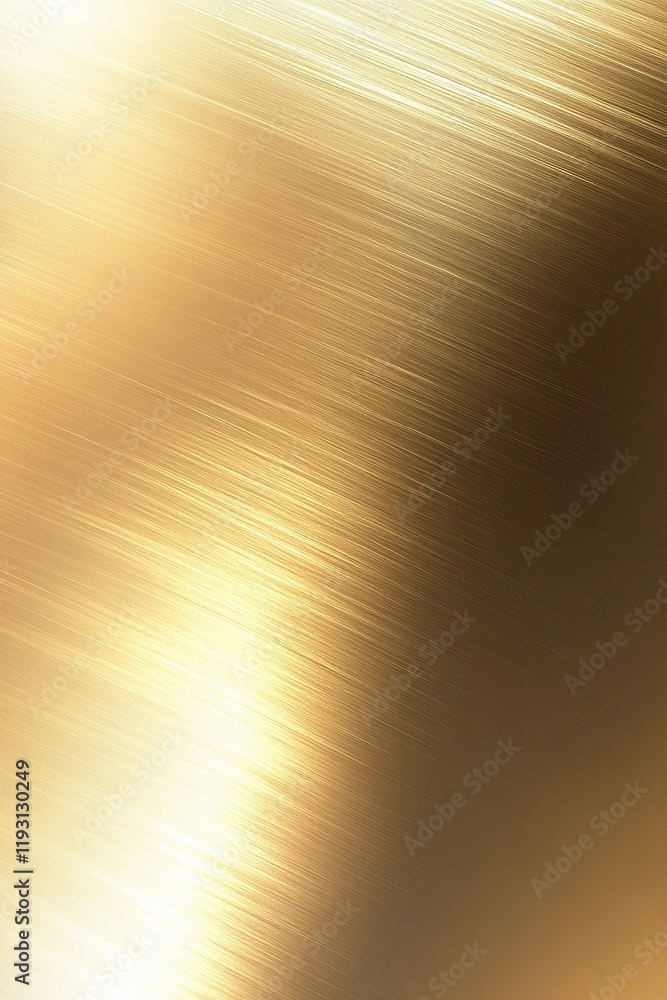 Poster metallic background showcasing a luxurious blend of gold and silver tones with soft light reflection