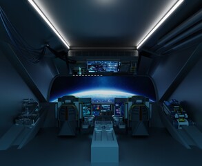 spaceship interior