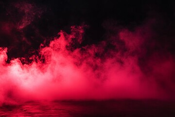 Crimson Haze: A Study in Red Smoke and Shadow