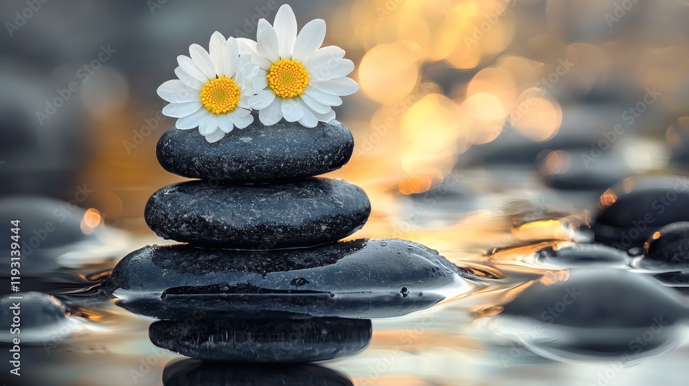 Poster 12011935 05 holistic health approaches visualized through a peaceful nature retreat setting stock ph
