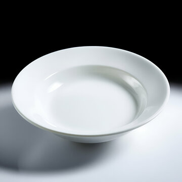 empty white plate