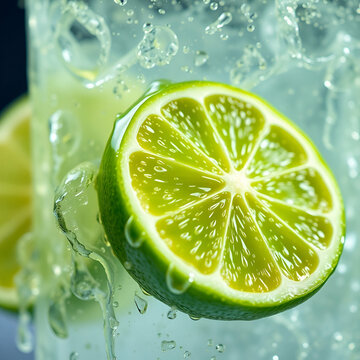lime and water