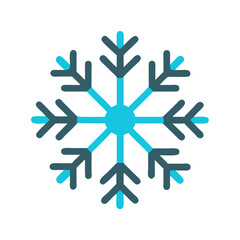 Snowflake Icon on white background