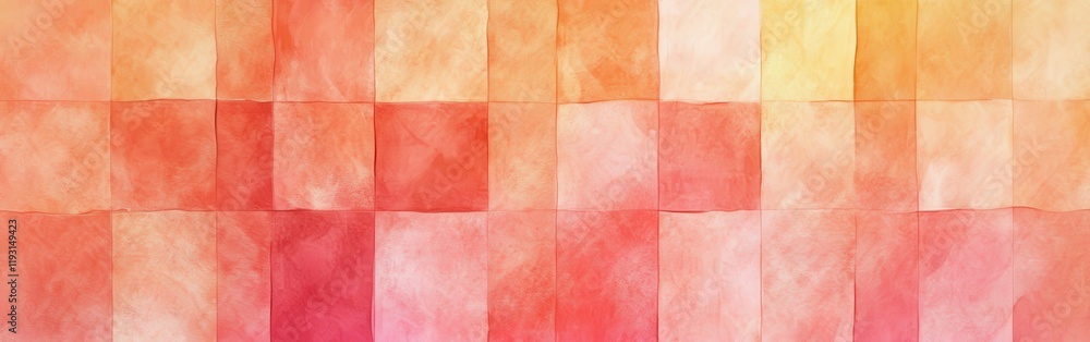 Aufkleber soft pencil strokes create a warm gradient effect in vibrant hues of orange and red across the canva