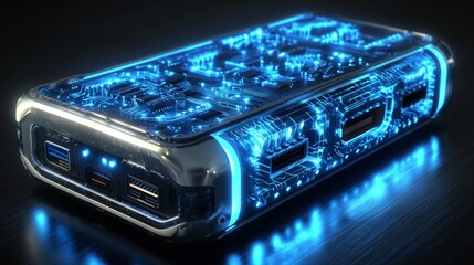 A mobile power bank with a strong sense of technology