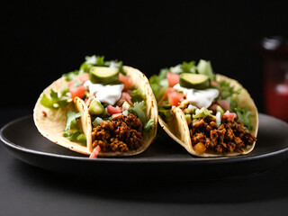 Tacos and often delicious mexican food
