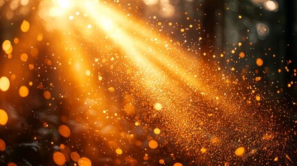 A light shining brightly, representing enlightenment and faith, abstract concept, soft light, focused, spiritual atmosphere