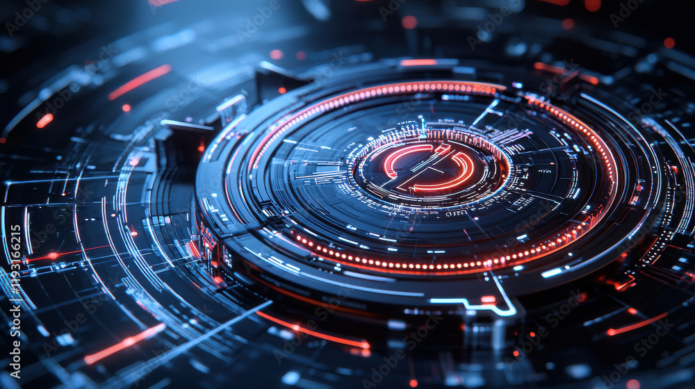 Aufkleber conceptual digital lock symbolizing security features, technology, and innovation. intricate design 