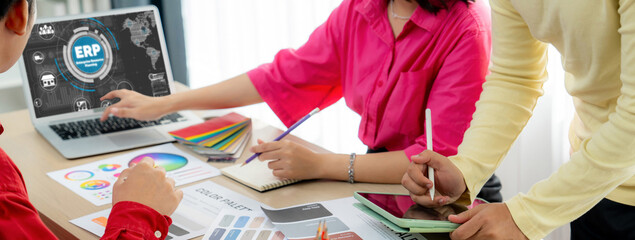 ERP enterprise resource planning software for brisk business to plan the marketing strategy