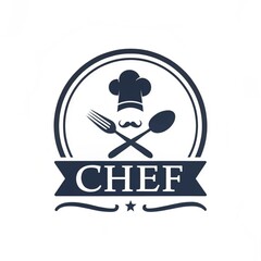 Fototapeta premium Chef logo design