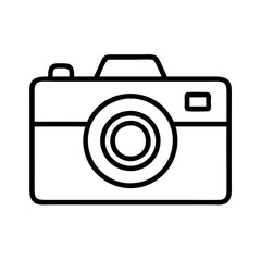safari photography camera icon, safari photography camera line art - simple line art of safari photography camera, perfect for safari photography camera logos and icons and themed design