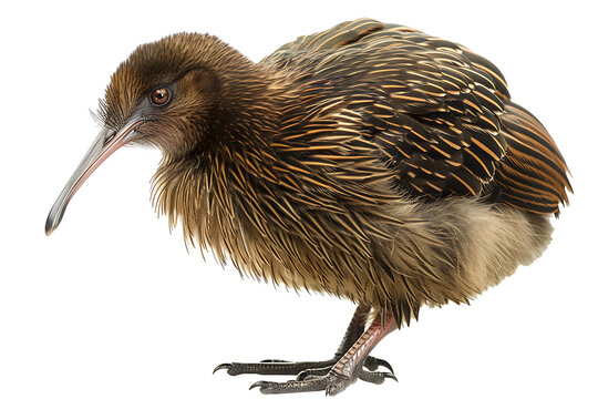 kiwi bird isolated on a transparent background
