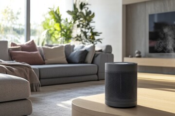 Air purifier place at modern living room
