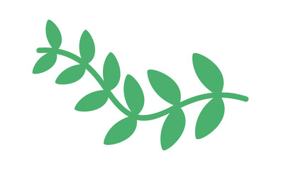 Green algae grass plant twig