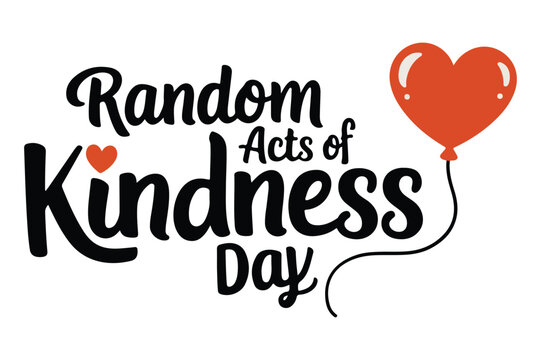 Celebrating Random Acts of Kindness Day with a Heart Balloon