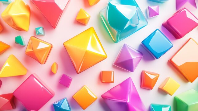 Color Geometry Background