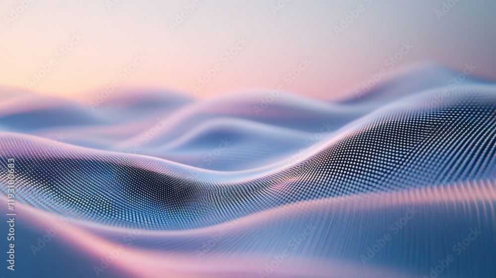 Poster abstract pastel wave background with soft light and subtle texture.