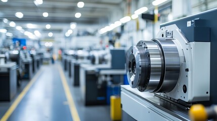 Precision parts processing workshop