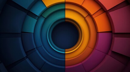 Obraz premium film and television concept. A dynamic visualization of award-winning scenes displayed in a kaleidoscope