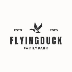 simple duck logo design