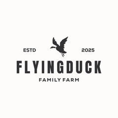 simple duck logo design