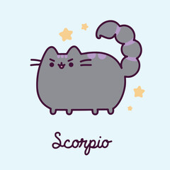 Scorpio Zodiac Signs Pusheen