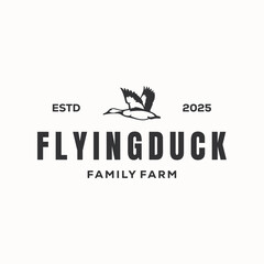 simple duck logo design