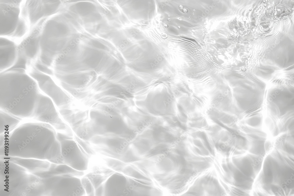 Aufkleber glittering water surface reflecting light, creating a serene and calming atmosphere for relaxation a