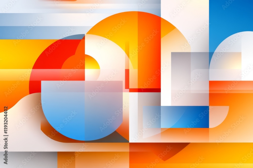 Poster A modern vector design of abstract fireworks with curved and geometric elements, suitable for corporate events