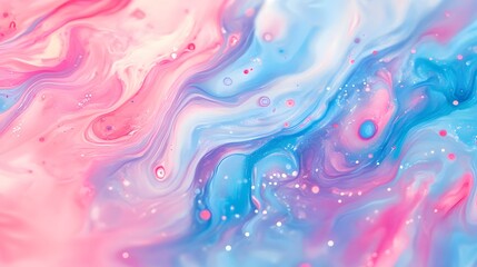Fototapeta premium Abstract Pink And Blue Swirling Paint Texture