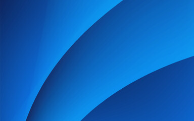 Abstract blue background curve design simple