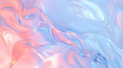 Obraz premium Abstract Pastel Swirls Liquid Marble Design