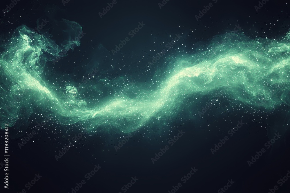 Aufkleber dynamic energy waves form a backdrop to teal water ripple radio waves, moving continuously in a loop