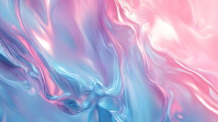 Fototapeta premium Abstract Pink and Blue Liquid Swirl Design