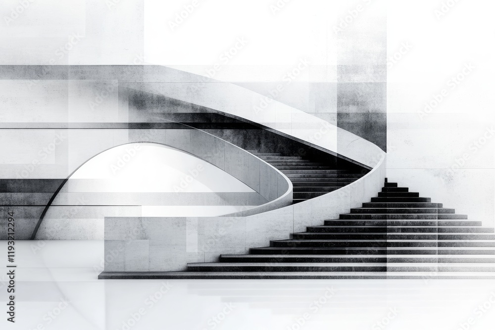 Poster a stylized design of the rialto bridge, depicted with bold outlines and simple geometric shapes in s