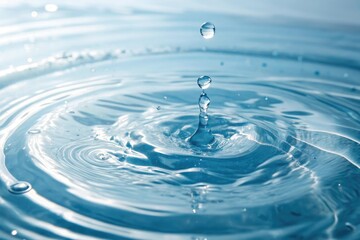 Abstract white and blue glassy liquid background with wavy ripples, water-like movement, transparent layers, contemporary design elements, vibrant color palette, modern abstract liquid background