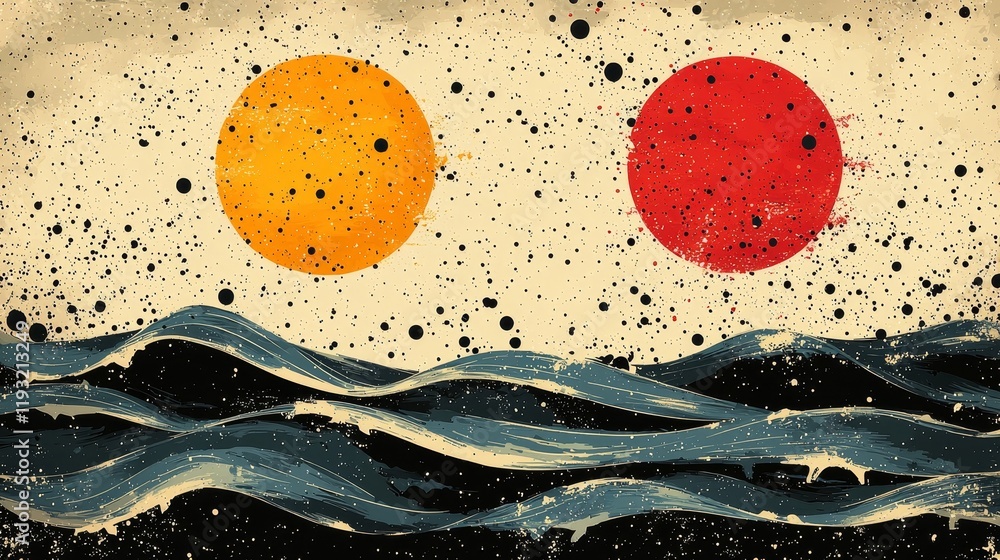 Poster dynamic animation and motion design are conveyed through abstract graphic elements that incorporate 