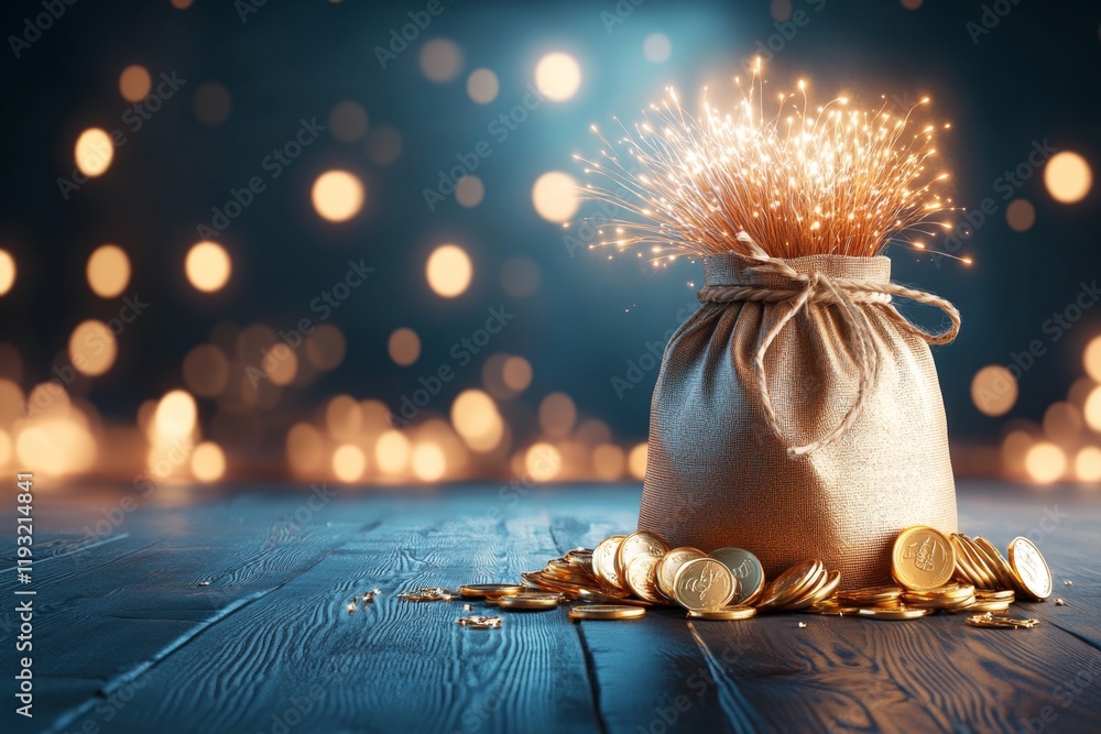 Poster a vector image of fireworks with bold, geometric shapes and bright gradients, suitable for modern ev