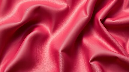 Obraz premium Luxurious draped fabric texture in rich burgundy with subtle sheen and folds