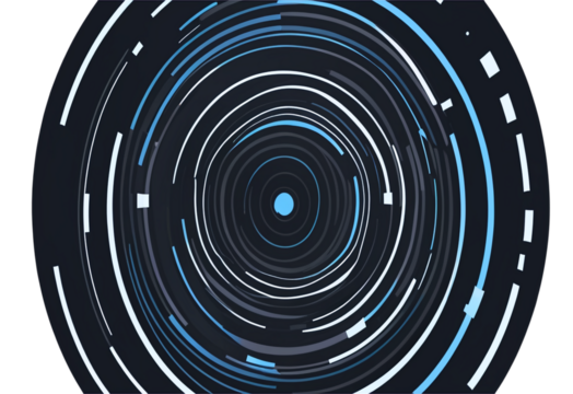 A radar screen featuring concentric circles and a sweeping line, commonly used in navigation, aviation, and maritime monitoring. PNG