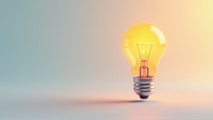 Glowing Light Bulb, Idea, Inspiration, Innovation