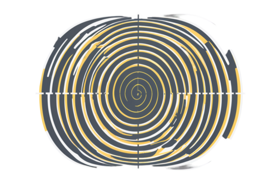 A radar screen featuring concentric circles and a sweeping line, commonly used in navigation, aviation, and maritime monitoring. PNG