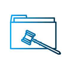 Law icon design template