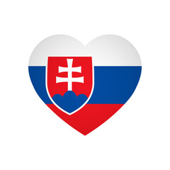 Obraz premium Slovakia flag - rectangle colorful flag representing a country cultural identity and heritage. The essence of national pride and unity. Attached by the corners in a paper album