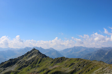 Fototapeta premium landscape with mountains and sky