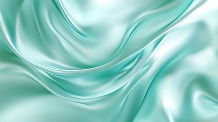 Fototapeta premium Aqua Teal Silk Fabric Texture Background