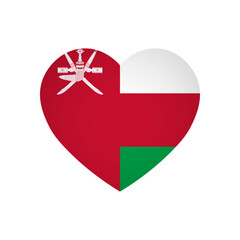 Oman flag - rectangle colorful flag representing a country cultural identity and heritage. The essence of national pride and unity. Attached by the corners in a paper album